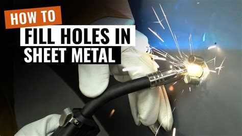 sheet metal hole filler|strongest metal filler.